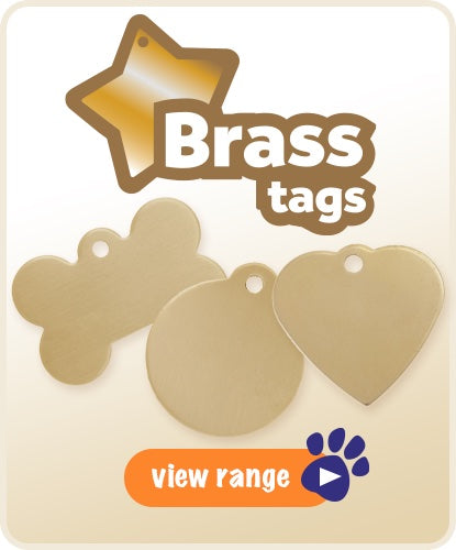 Brass Pet ID Tags