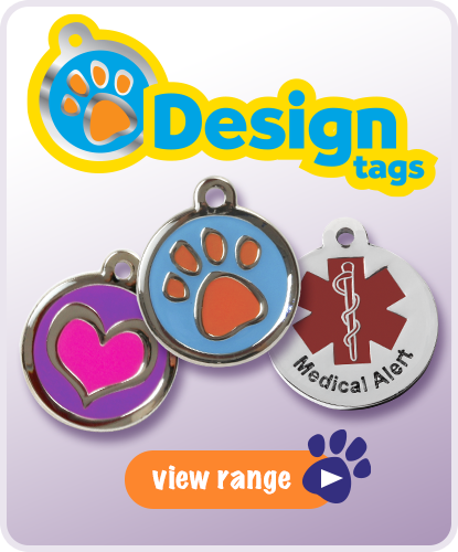 Design Enamel Pet ID Tags