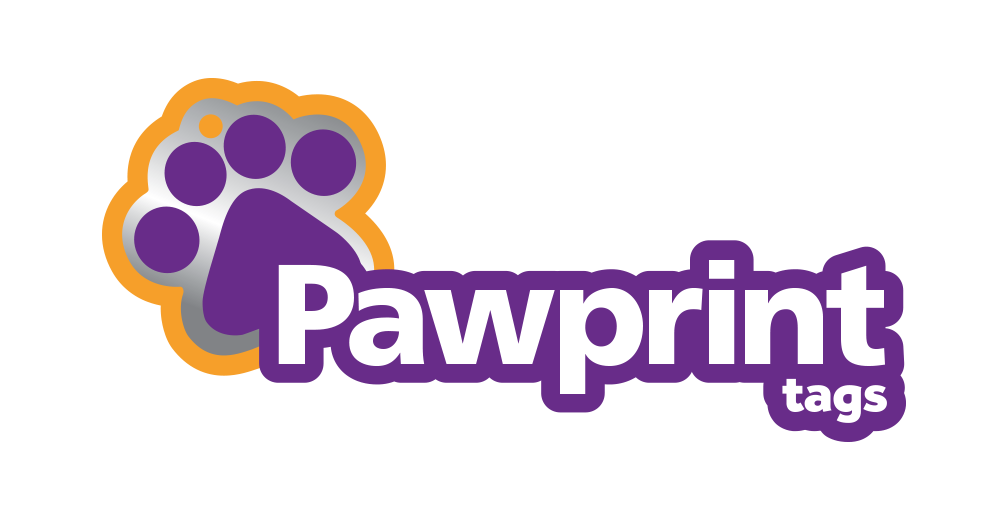Pawprint Pet Tags