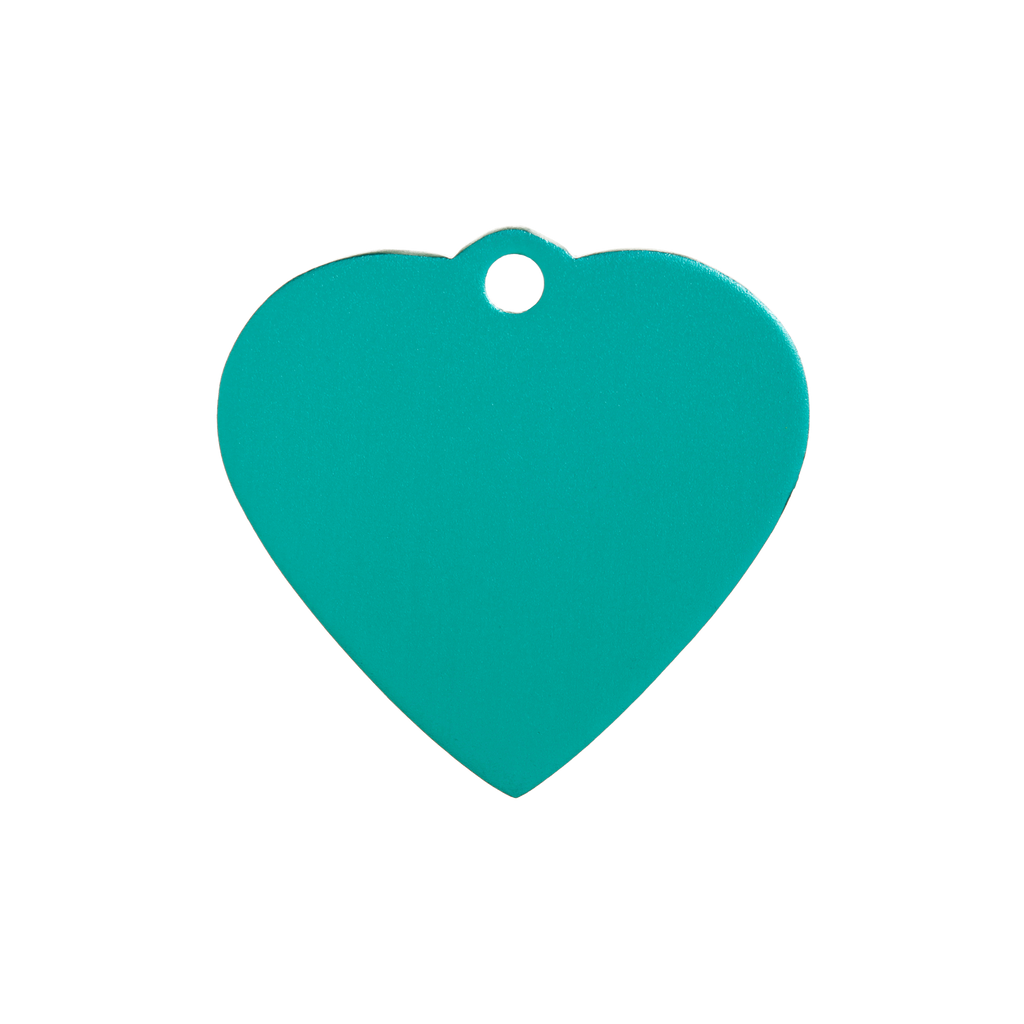 aluminium-heart-green-small-or-medium-id-tag