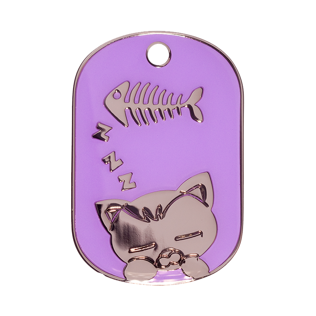 fashion-sleeping-cat-purple-small-id-tag