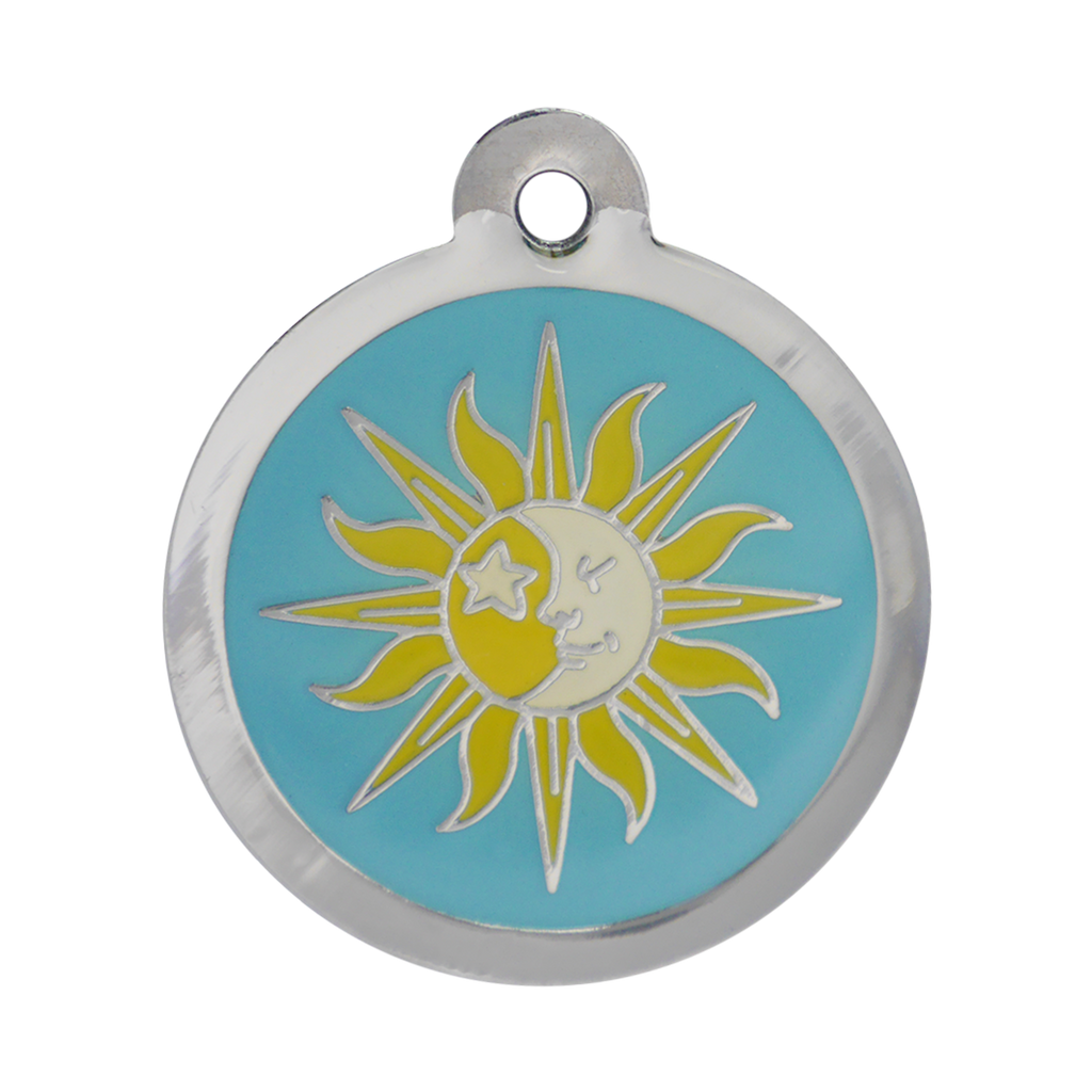 Sun and Moon Pet Tag